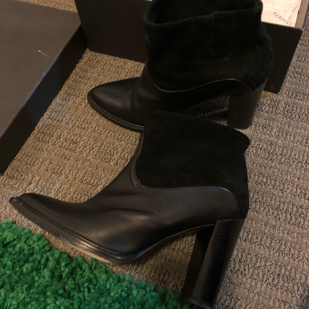AllSaints Women's Black Oracle Boot